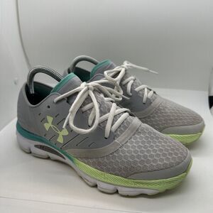 Under Armour Speedform Intake Running Shoes Womens 10 1301797-941 Gray Sneakers